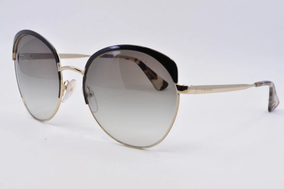 Prada Sunglasses PR 54SS QE30A7 Black/ Pale Gold, Size 59-20-140 - Image 1 of 4