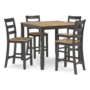 Ashley Furniture Gesthaven Brown Counter Height Dining Table Set - Set of 5 - Picture 1 of 1