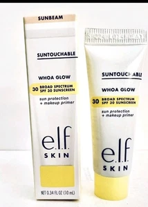 Elf Suntouchable Whoa Glow Breitspektrum LSF 30 Sonnencreme in Sunbeam Mini 10 ml - Bild 1 von 1