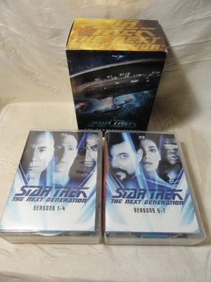 STAR TREK THE NEXT GENERATION TNG THE COMPLETE SERIES BLU RAY 41 DISC BOX SET - Image 1 of 3