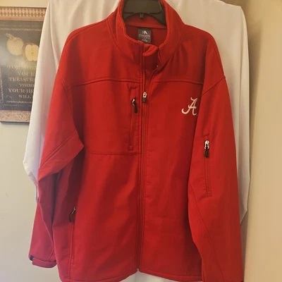 Chaqueta Knights Apparel Alabama Crimson Tide Soft Shell para hombre cremallera completa talla XL Foto 1 de 4