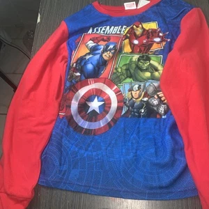 NWT Marvel Avengers Boys' 2 Piece Pajama Sleep Set Size 10/12 - Picture 1 of 5