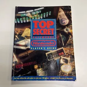 Vintage 1992 Top Secret Passwords Nintendo Players Guide - Bild 1 von 8