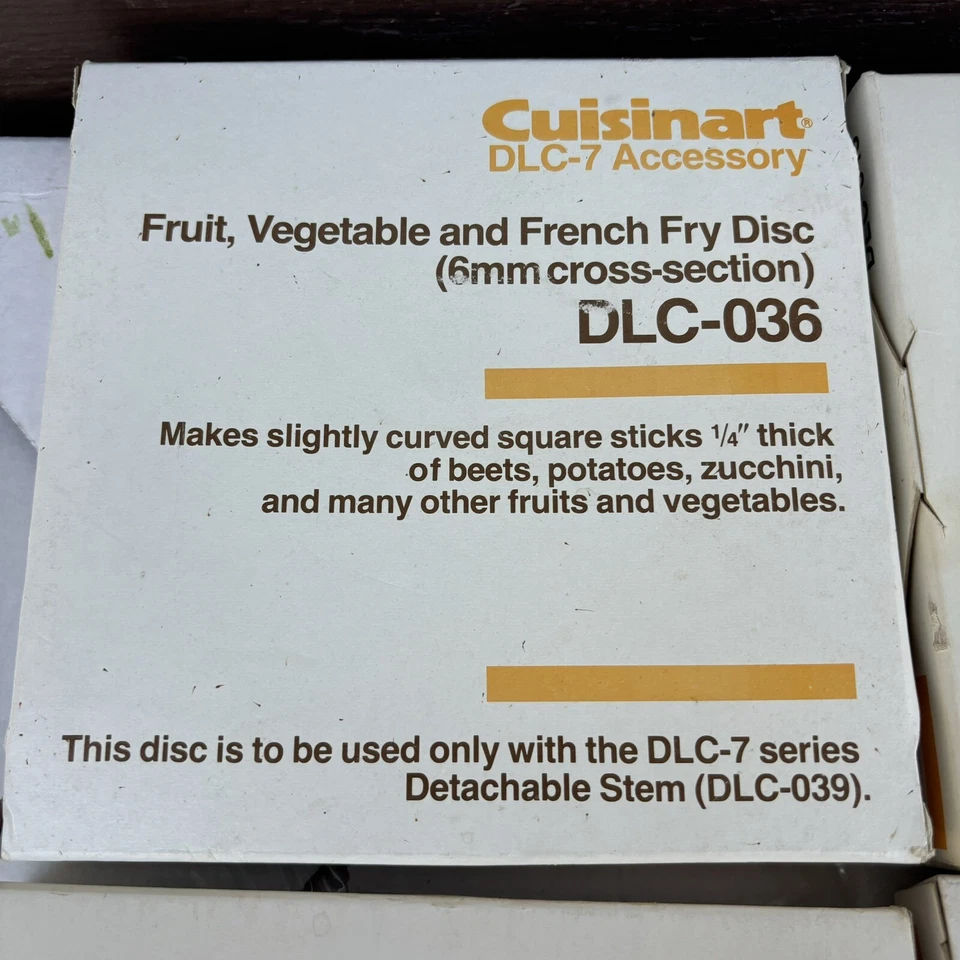 CUISINART DLC-036 NEW French Fry Cut Disc - DLC-7 Series DLC-039 Fruit, Veggies - Image 1 of 1