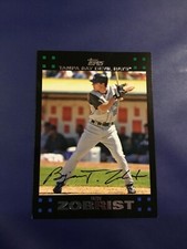 2007 Topps # 369 BEN ZOBRIST Tampa Bay Devil Rays Set Break MINT 