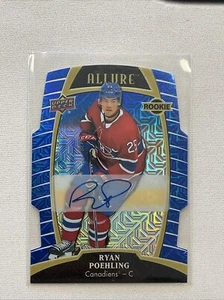 2019-20 Upper Deck Allure Rookies Blue Line /35 Ryan Poehling #86 Rookie Auto RC - Picture 1 of 2