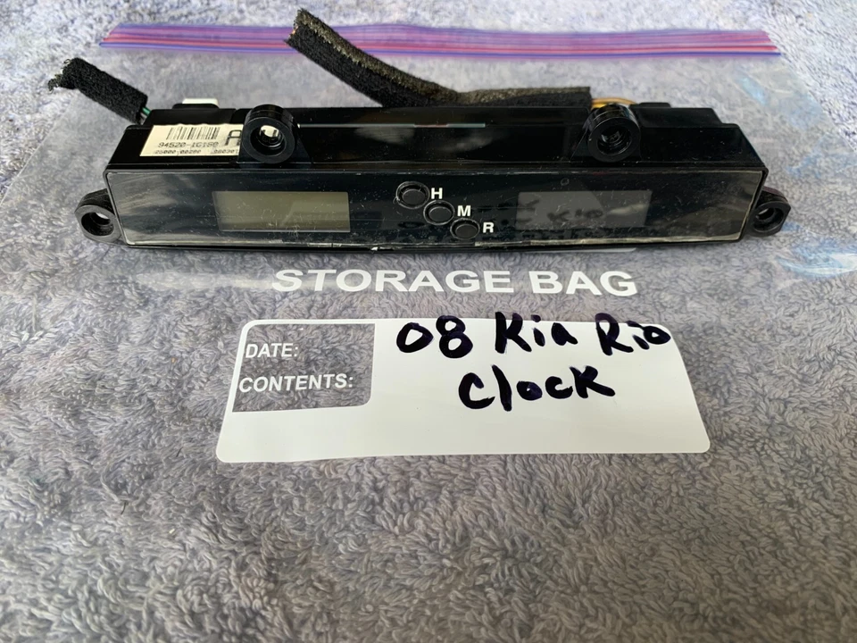 Reloj de tiempo digital para tablero central Kia Rio Rio5 2006 2007 2008 2009 94520-1G150 Foto 1 de 4