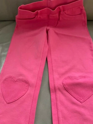Niña Gymboree Rosa Algodón Corazón Pantalones Talla 8 Escuela Fiesta Primavera Verano Noche Foto 1 de 4