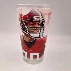 #88 Tony Gonzalez NFL Falcons Drinking Glass - Picture 1 of 6