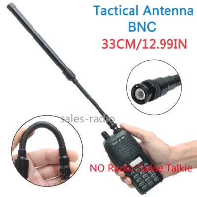 AR-148 BNC VHF/UHF Doble Banda CS Alta Ganso Tubo Antena Para Radios Ham ICOM Foto 1 de 4
