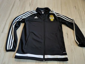 Adidas youth M zip boy girl sweatshirt jacket coat Mcdonalds Soccer Academy USA - Picture 1 of 8