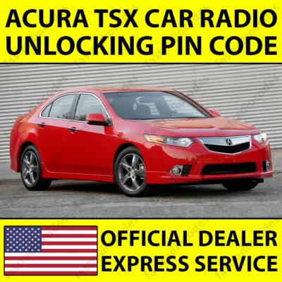 ✅ACURA TSX RÁDIO DE CARRO NAVI CÓDIGO PIN DE DESBLOQUEIO ANTI-ROUBO SERVIÇO RÁPIDO E CONFIÁVEL✅ - Imagem 1 de 4