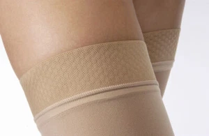Jobst Opaque Stockings Thigh High OPEN Toe 20-30 Compression - Picture 1 of 2