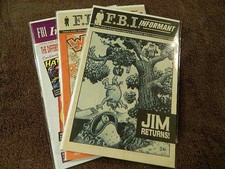 3 Rare FANTAGRAPHICS Comics F.B.I. INFORMANT 12/1993, 1/1994 & 3/1994 - VF/NM