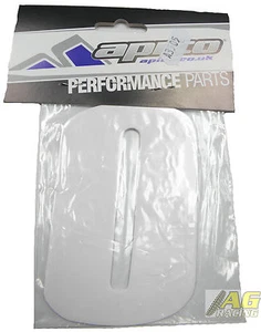 Apico Number 0 No. 0 White Stickers Decals 4.5 inch Motocross Enduro - Picture 1 of 1