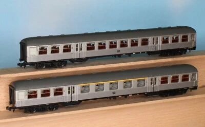 Piko 40640 + 40641, -Spur N / Maßstab 1:160 -, DB Personenwagenset 2-tlg., Ep. 3 - Bild 1 von 4