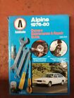 Talbot Alpine 1976-80, Owners Workshop Manual Autobook 524 (#3)