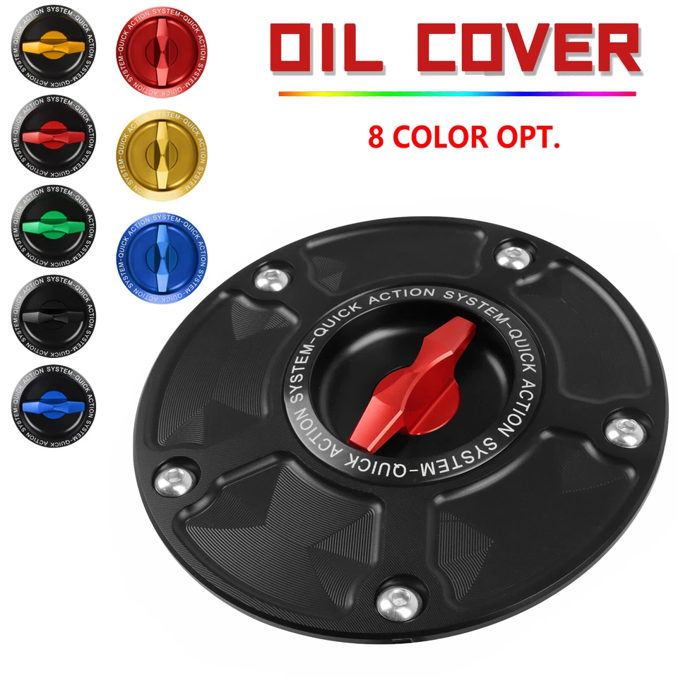 For KAWASAKI Ninja H2 H2R ZX1000 2016-2019 Z1000 Keyless Fuel Gas Tank Cap Cover Foto 1 de 4