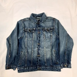 Oshkosh B Gosh Kids Girls Blue Jean Jacket Size 12  Denim Co. Button Up Pockets  - Picture 1 of 12