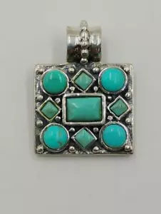 Colgante de plata 925 y turquesa Cripple Creek 5,64 g (EL1105113) - Imagen 1 de 7