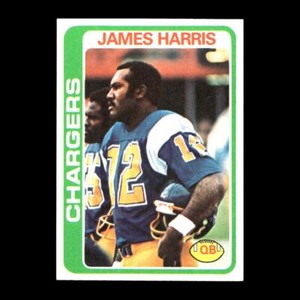 James Harris 1978 Topps San Diego Chargers #17 R308A 2