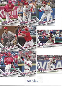 2017 Topps 2 Philadelphia Phillies Team Set Joseph Roman Quinn Jorge Alfaro R 10 - Picture 1 of 1