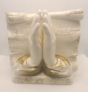Vintage Lefton Lord's Prayer Praying Hands Planter - Picture 1 of 6
