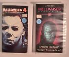 Lot Of 2 Halloween 4: The Return of Michael Myers & Hellraiser Bloodline VHS