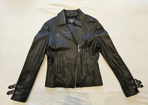Lederjacke MEXX Damen Biker schwarz 36 - Bild 1 von 6