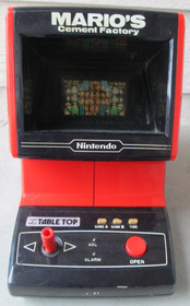 1983 VTG Nintendo Mario's Cement Factory (CM-72) Game and Watch Tabletop - Works