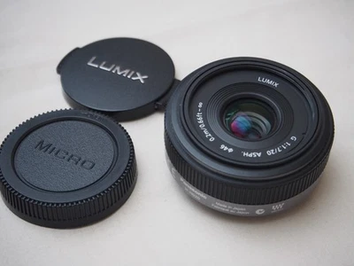Panasonic Lumix G  20mm f/1.7 Aspherical Lens for Micro Four Thirds, Excellent. - Image 1 of 4