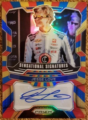 JESSE LOVE - SENSATIONAL SIGNATURES RAINBOW PRIZM - 03/24 - Image 1 of 2