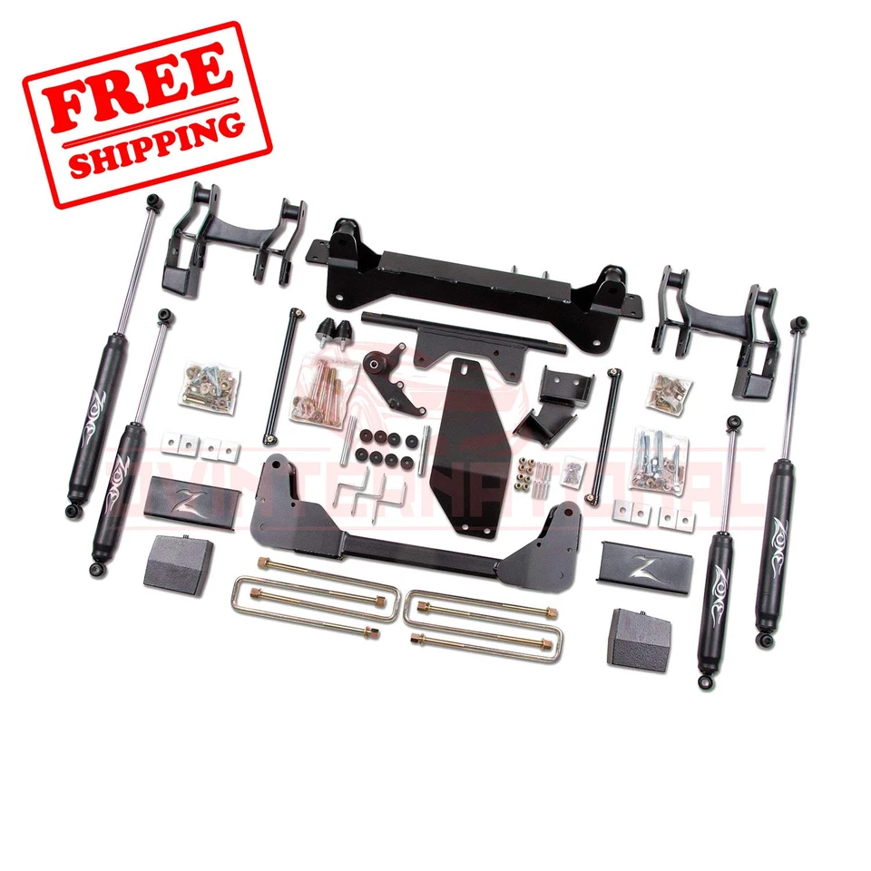 Zone Offroad 6 英寸升降套件适用于雪佛兰/吉姆西 K1500 1988 - 1998 拾音器 4WD — 第 1/3 张图片