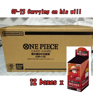 ONE PIECE Card Game CARRYING ON HIS WILL OP-13 Karton Sealed Japanisch - Bild 1 von 4