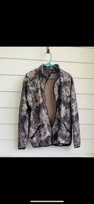 Chaqueta grande WFS Burly camuflada caza al aire libre informal cálida bolsillos con cremallera completa Foto 1 de 4