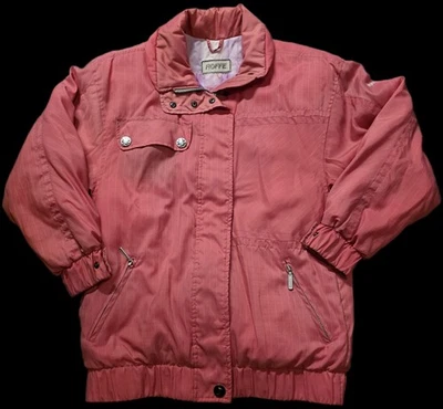 Chaqueta de esquí rosa parka vintage ROFFE para mujer talla M/L snowboard Foto 1 de 4