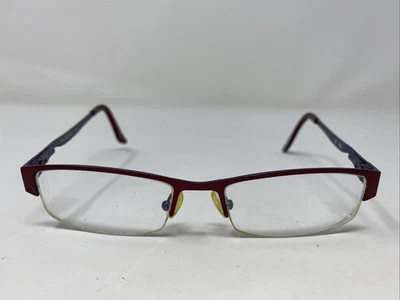 Marco de gafas Phoebe Couture P244 ROJO 50-17-135 rojo/púrpura medio borde —P14 Foto 1 de 4