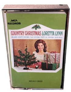 Country Christmas Loretta Lynn cassette 1986 Blue Christmas Frosty Silver Bells - Picture 1 of 3