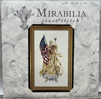 未拆封的纪念品国旗夫人 MD62 十字绣图 Nora Corbett — 第 1/2 张图片