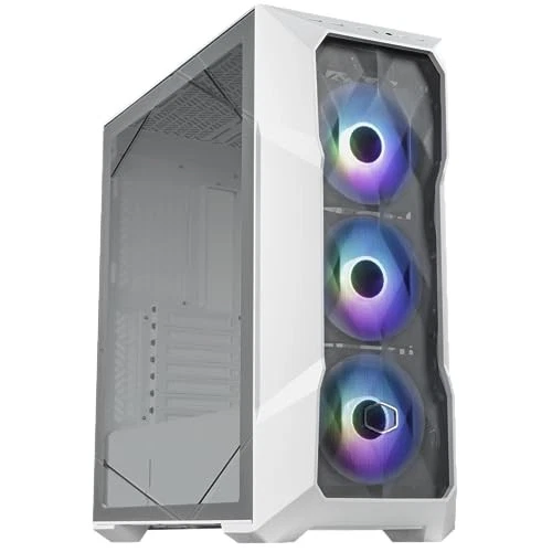 Cooler Master Td500 Mesh V2 White Mid Tower Case With Argb Fans And Usb Type C" - Image 1 of 4