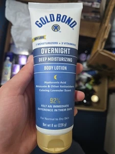 Gold Bond Tiefenfeuchtigkeitsspendende Lotion über Nacht, 8 Unzen, Hauttherapielotion mit - Bild 1 von 2