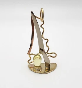 Artistic 10k Gold Pendant/Trinket with Peridot and 0.32cts Diamonds 23.8 grams - Picture 1 of 12