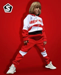 Handmade Hooded Sweatshirt & Sweatpants Casual Sports Set - Picture 1 of 5