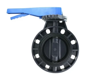 PVC Absperrklappe 6" - EPDM-Dichtungen - Sanipro - Bild 1 von 3