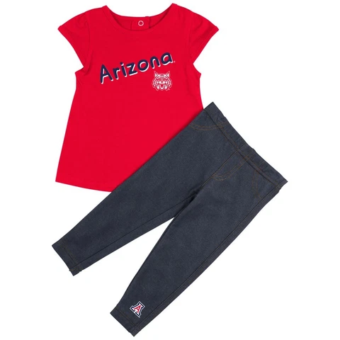 Arizona Wildcats Girls' Tee Shirt and Jeggings Set Cover