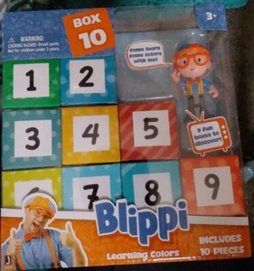 Blippi LERNFARBEN Blind Überraschungsboxen & Figuren 10 Stück - Bild 1 von 1