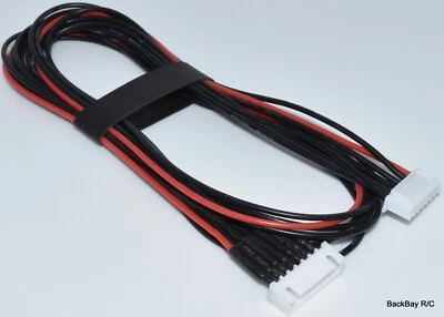 (1)JST-XH 6S平衡线延长适配器带60厘米(~24英寸)22awg电线 — 第 1/4 张图片