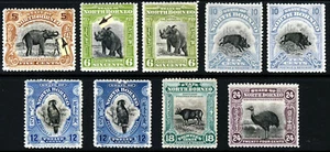 NORTH BORNEO 1909-23 Juego de Piezas CON VARIEDADES Perf 131⁄2-14 SG 165 a SG 176 COMO NUEVO - Imagen 1 de 2