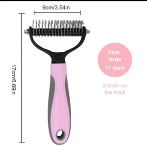 Dog Brush Pet Dog Hair Remover Cat Comb Grooming and Care Brush for Matted  - Picture 1 of 1