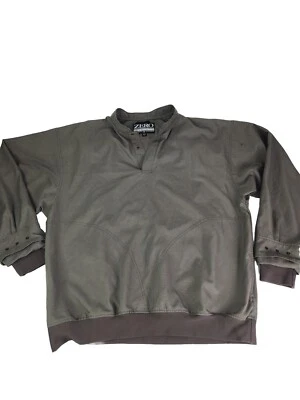 Zero Restriction Pullover Men's Size 2XL Brown Golf 1/4 Snap Jacket Wind Plaid  - Image 1 of 4